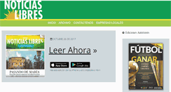 Desktop Screenshot of noticiaslibres.com