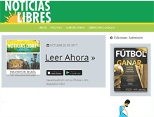 Tablet Screenshot of noticiaslibres.com